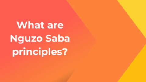 What are Nguzo Saba Principles?